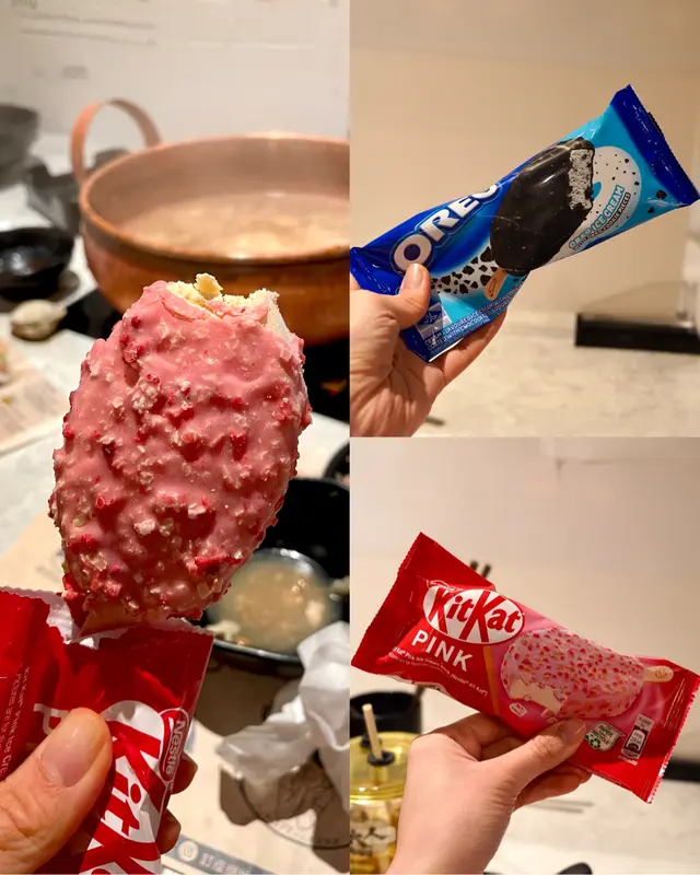 Kitkat pink icecream朱古力脆皮雪條