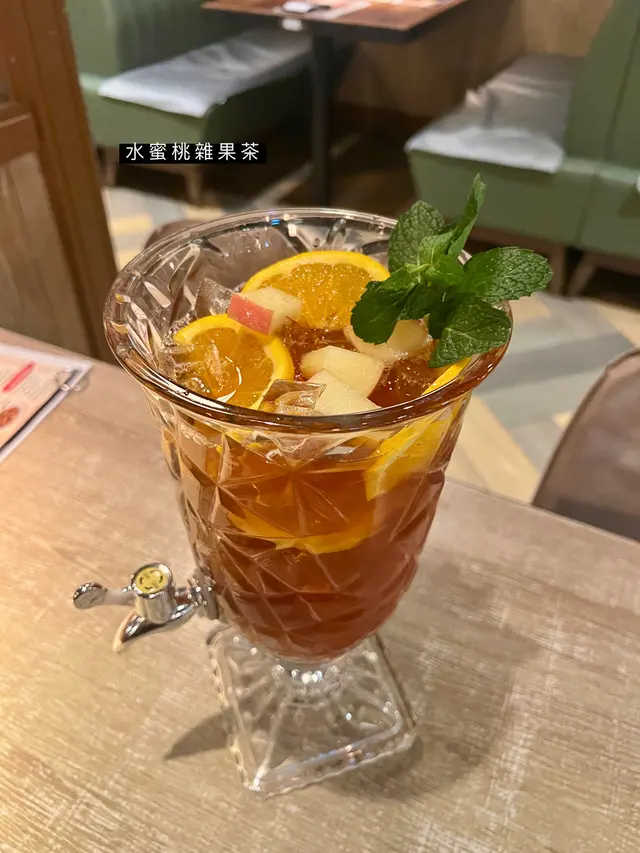 水蜜桃雜果茶