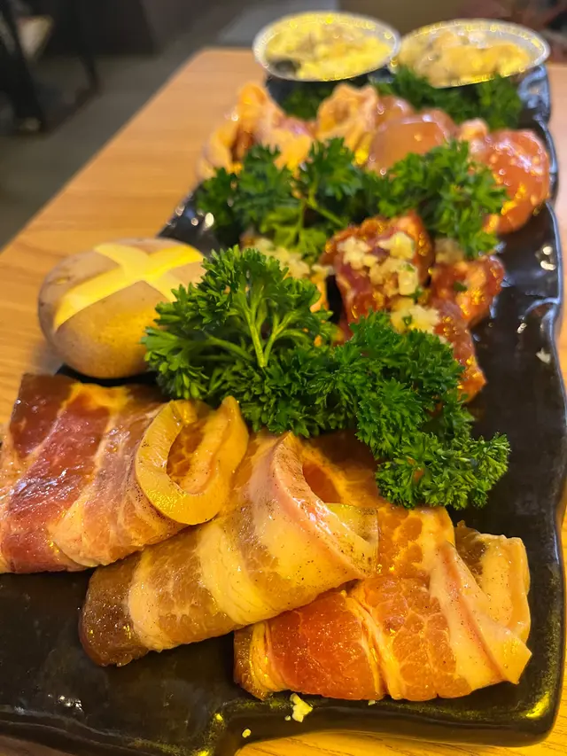 鹽蔥牛舌旨味套餐