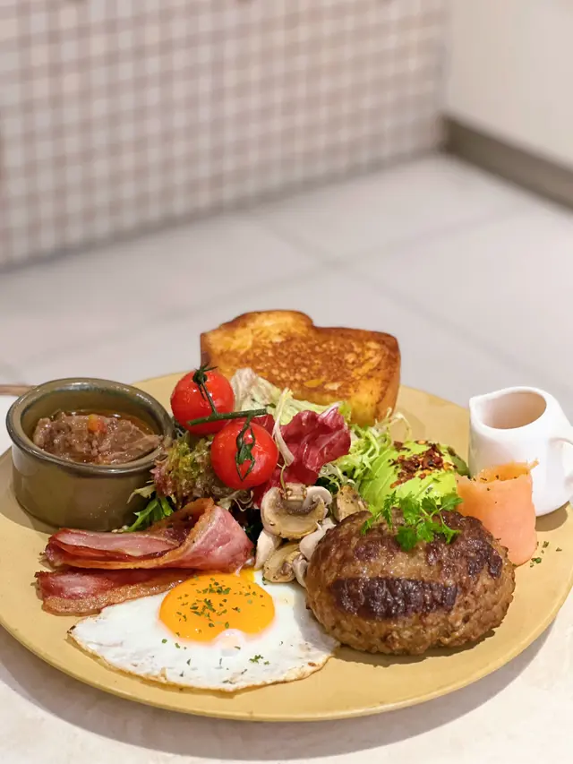 漢堡扒全日早餐