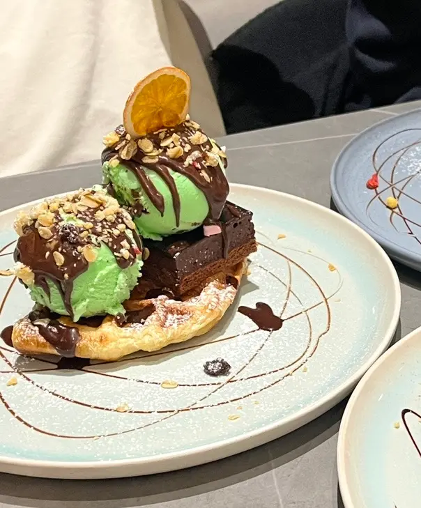 薄荷朱古力牛角窩夫