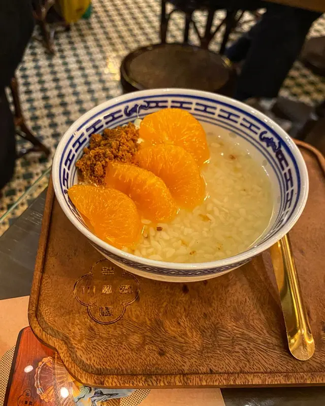 酒釀蜜柑芝士布丁