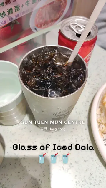 Glass of Iced Cola 🥤🥤🥤