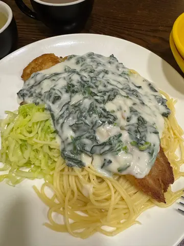 菠菜龍利柳意粉