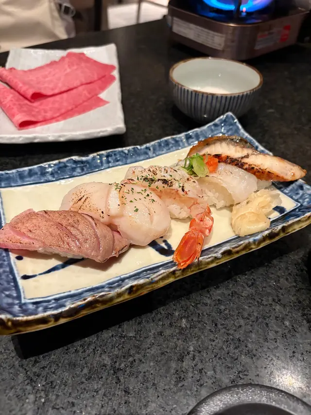 炙燒壽司五點
