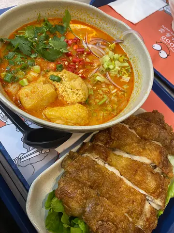 香茅大鸡扒配喇沙 