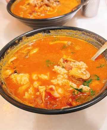 龙虾汤海鲜泡饭