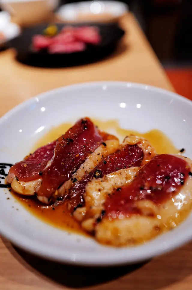 黑胡椒蜜糖鮮鴨胸