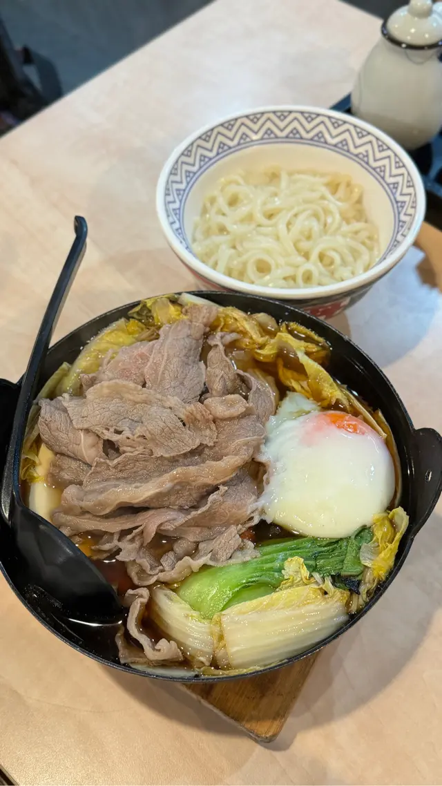 牛肉壽喜燒(手打烏冬 +$18)