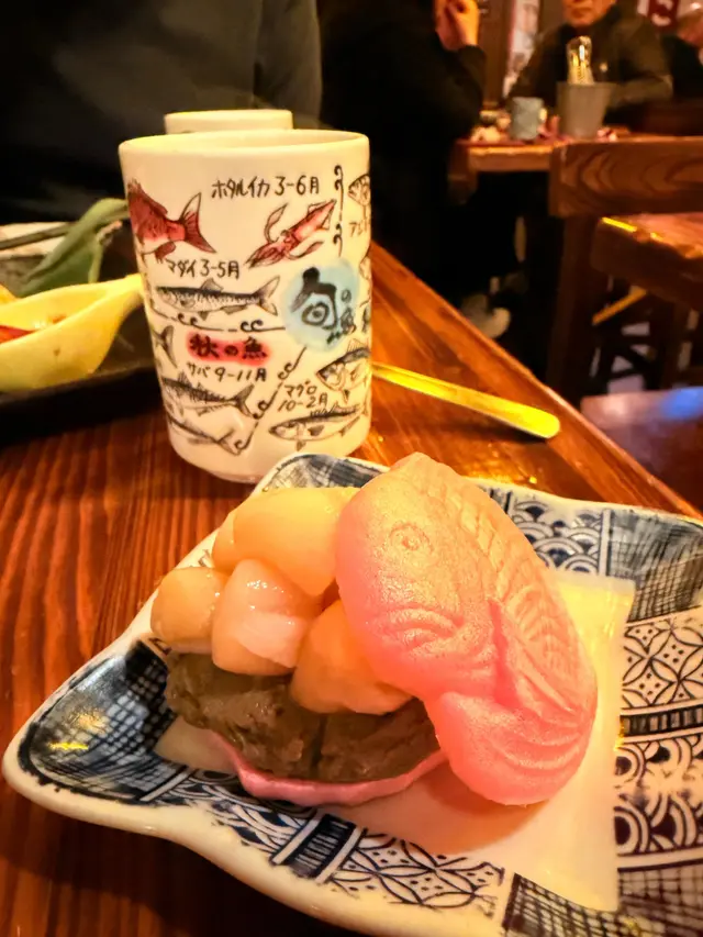 蟹膏帆立貝