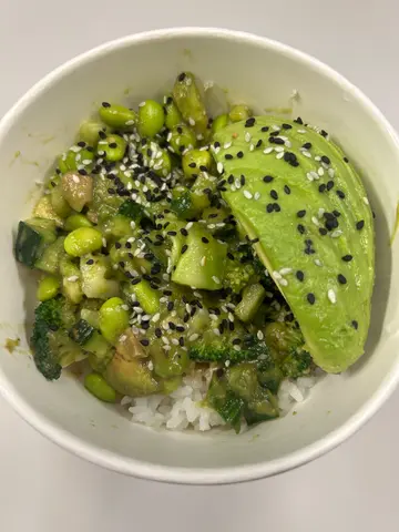 綠色能量蔬菜汁夏威夷蓋飯 (Green Power)