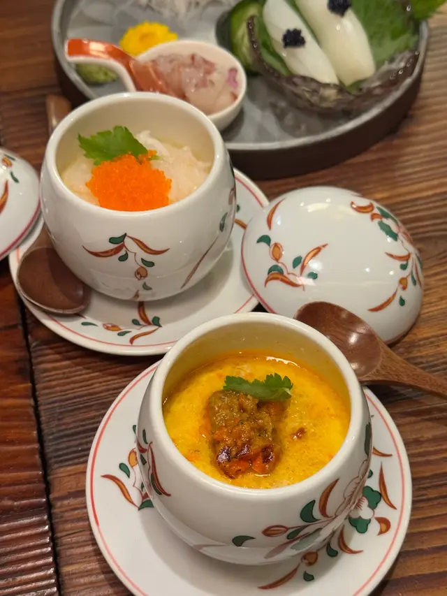 松葉蟹肉茶碗蒸