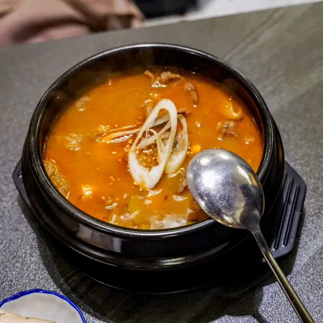 大醬豆腐牛肉湯