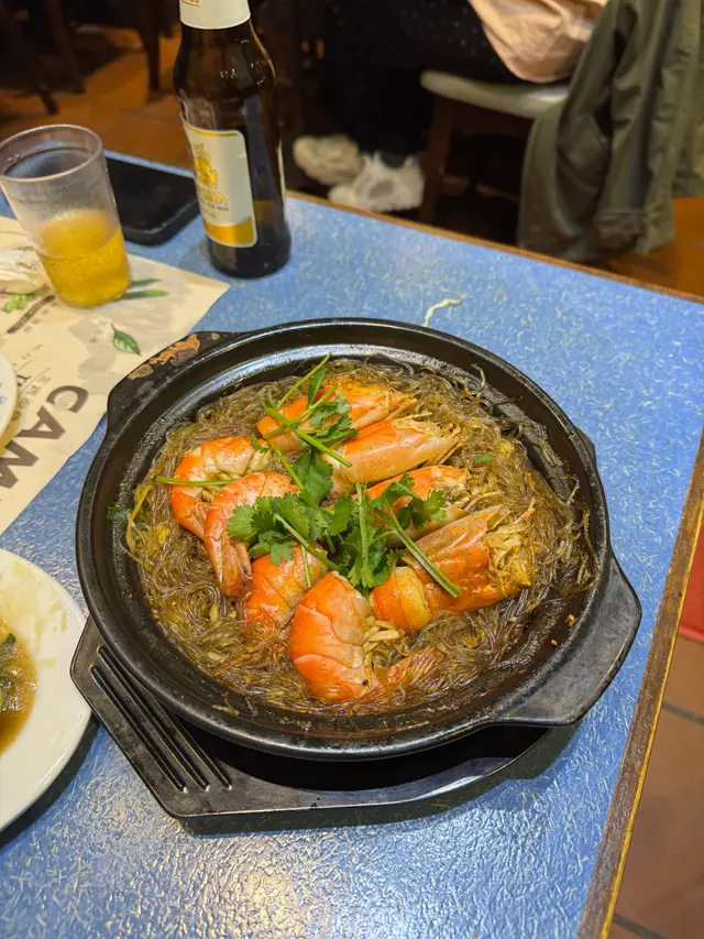大蝦粉絲煲