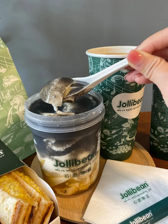 黑白芝麻豆腐花