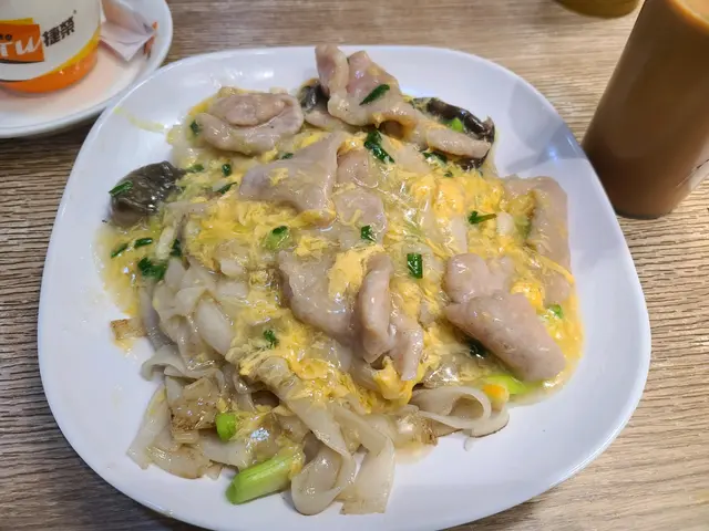 滑蛋炒肉片河