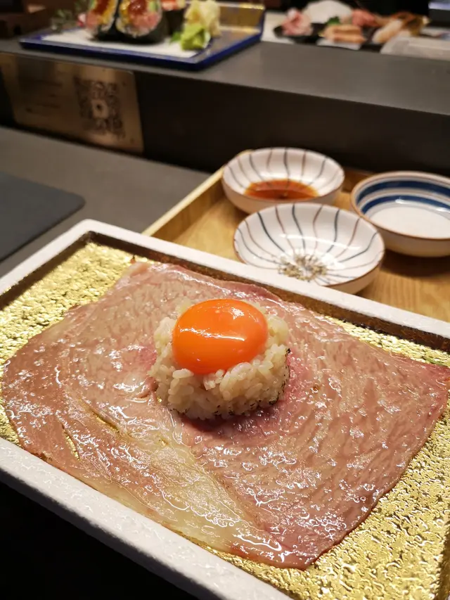 月見薄燒宮崎和牛飯團