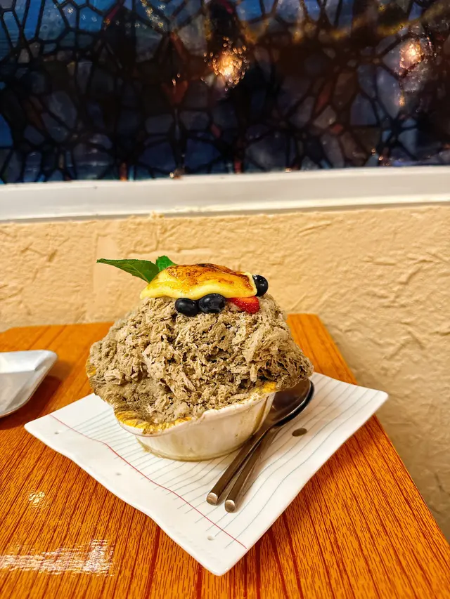 焦糖燉蛋焙茶冰