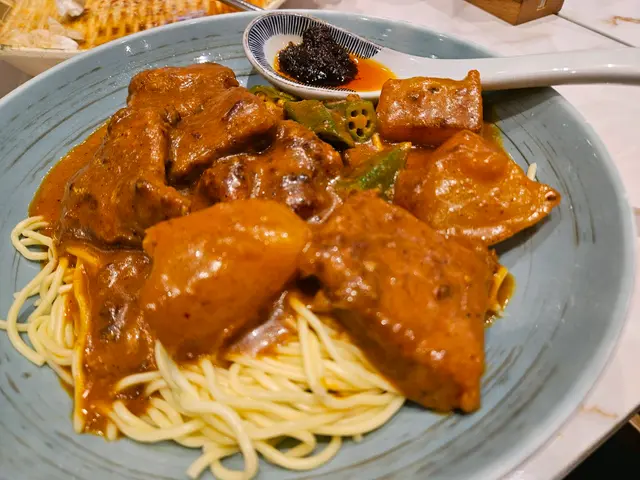 馬來咖哩豬扒撈麵