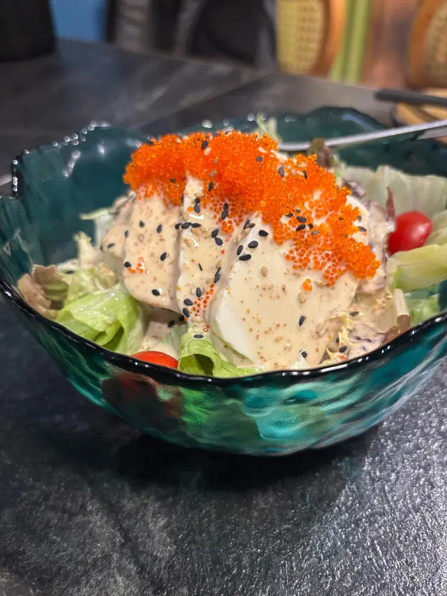 日式麻醬豆腐沙律