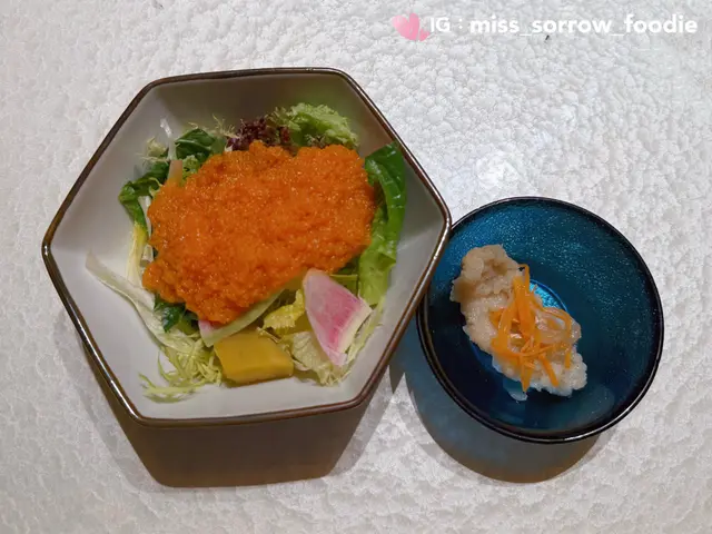 時令蔬菜沙律、季節前菜