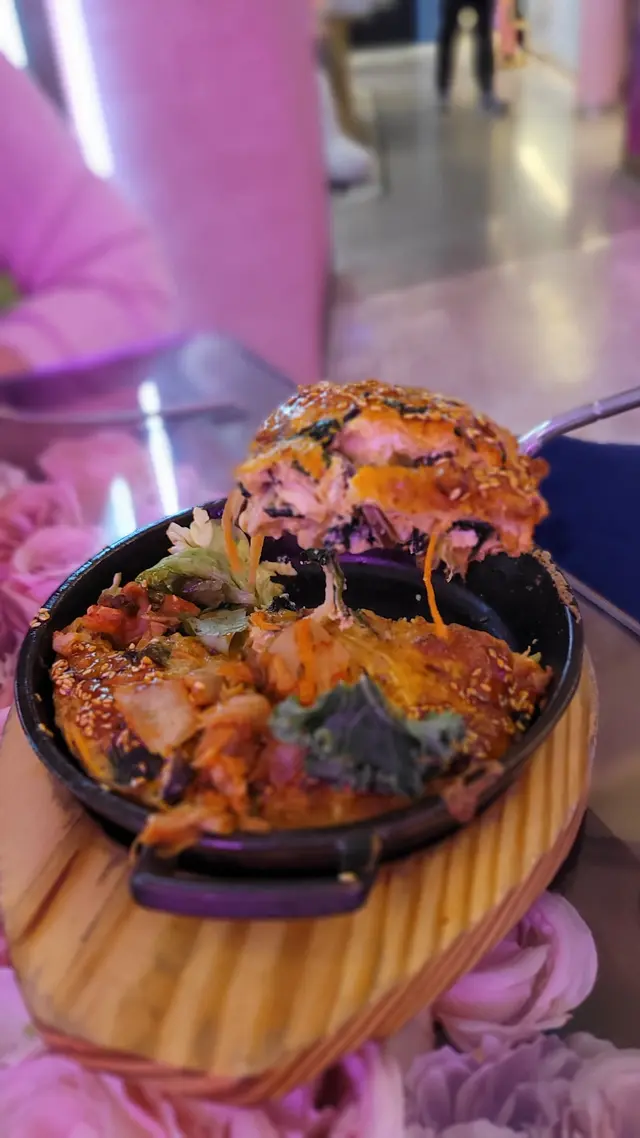 韓式素肉焗蛋餅