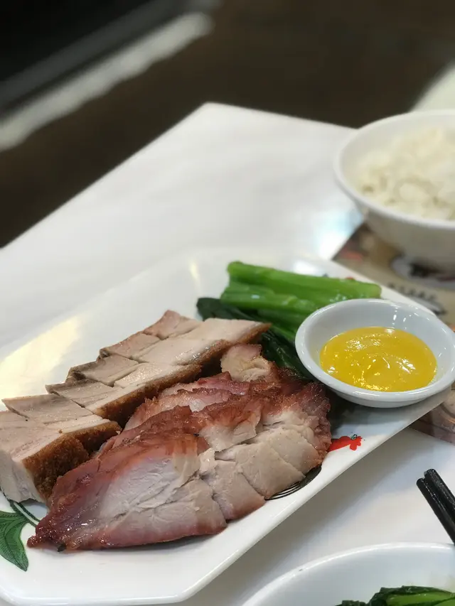 燒肉叉燒雙拼飯