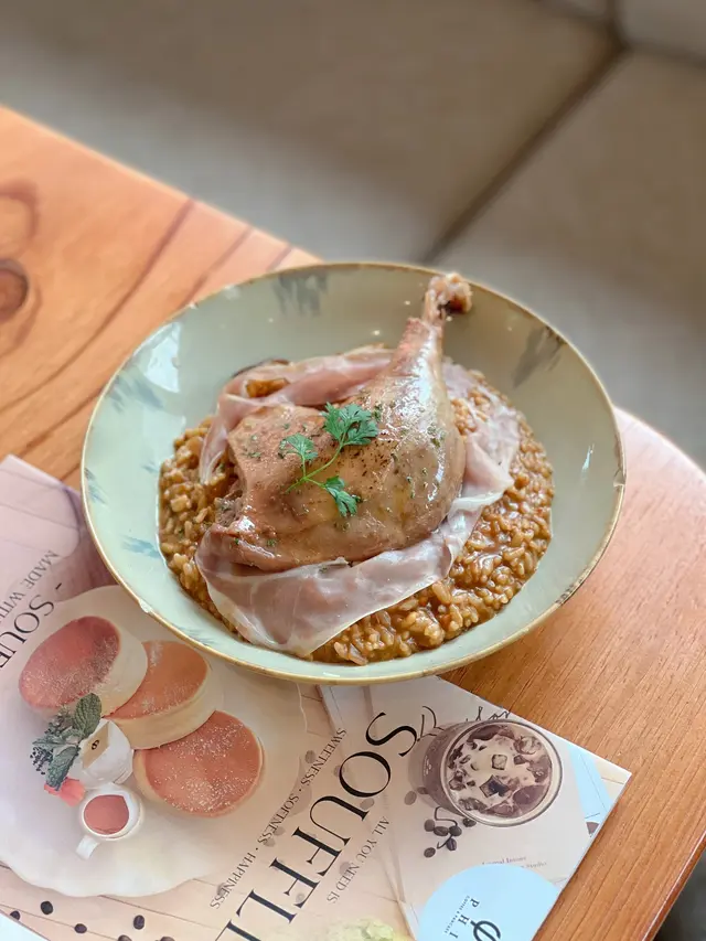 法式鴨髀紅酒汁燴飯