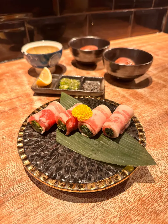 豚肉博多葱卷