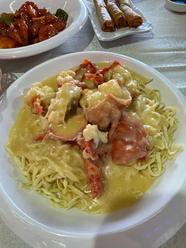 芝士波士頓龍蝦伊麵底