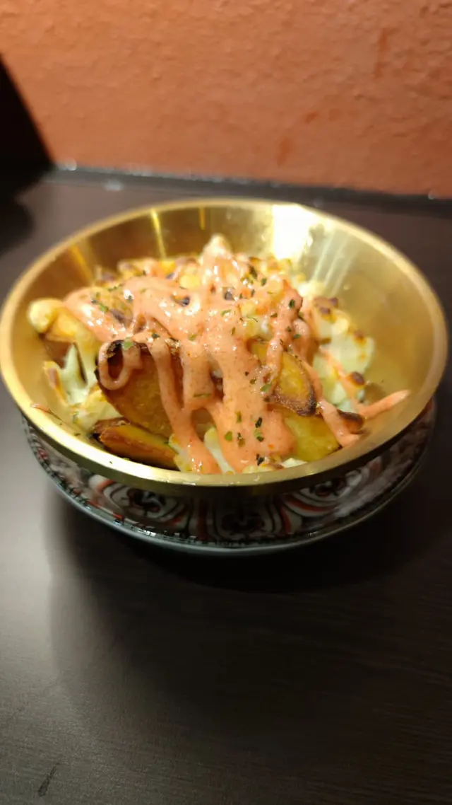 明太子芝士焗薯角