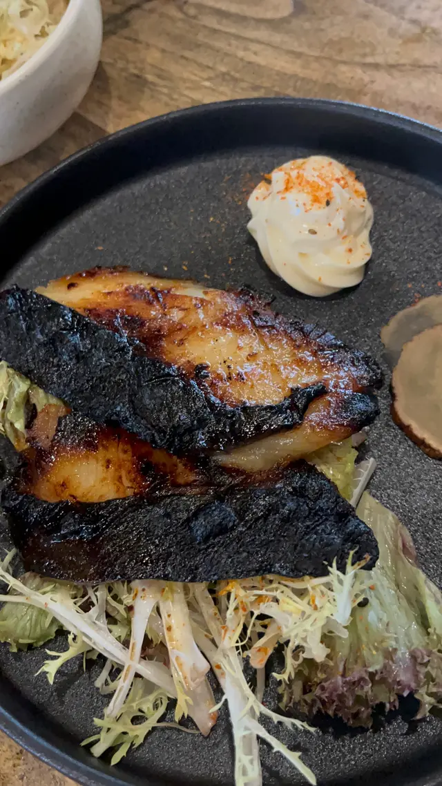 銀鱈魚西京燒定食