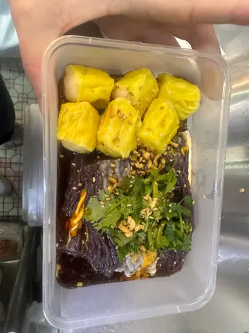 黑米雞蛋腸加燒賣