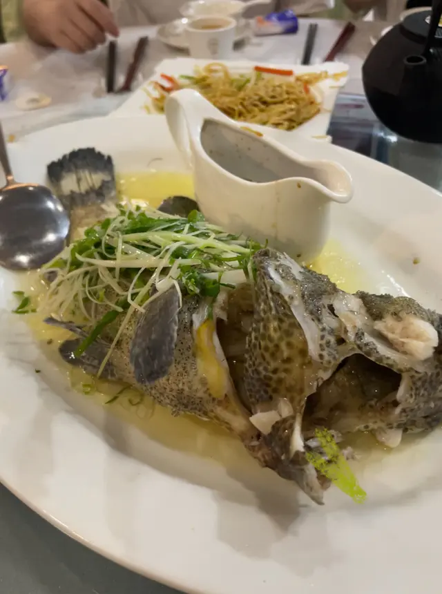清蒸參斑魚