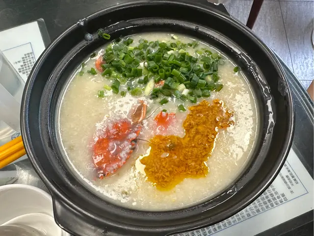 蟹黄水蟹粥