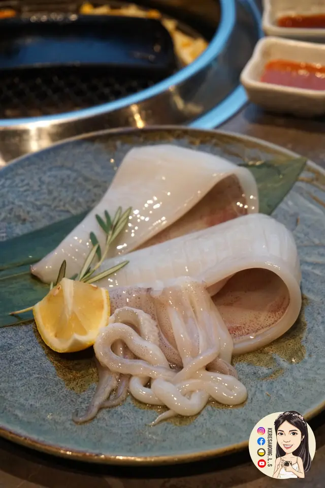 鹽燒新鮮魷魚