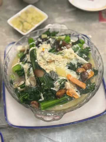 金银蛋菜心