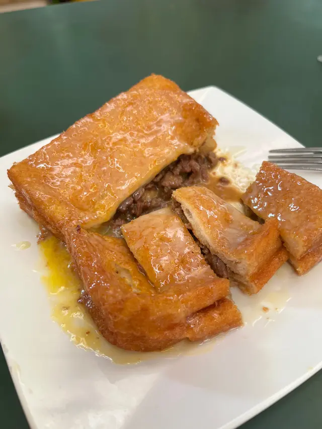 沙嗲牛肉西多士