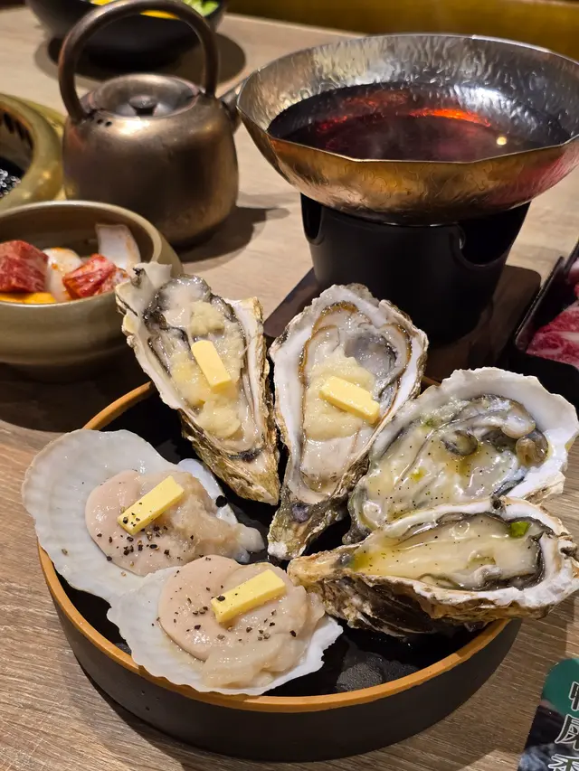 生蠔 及 帆立貝