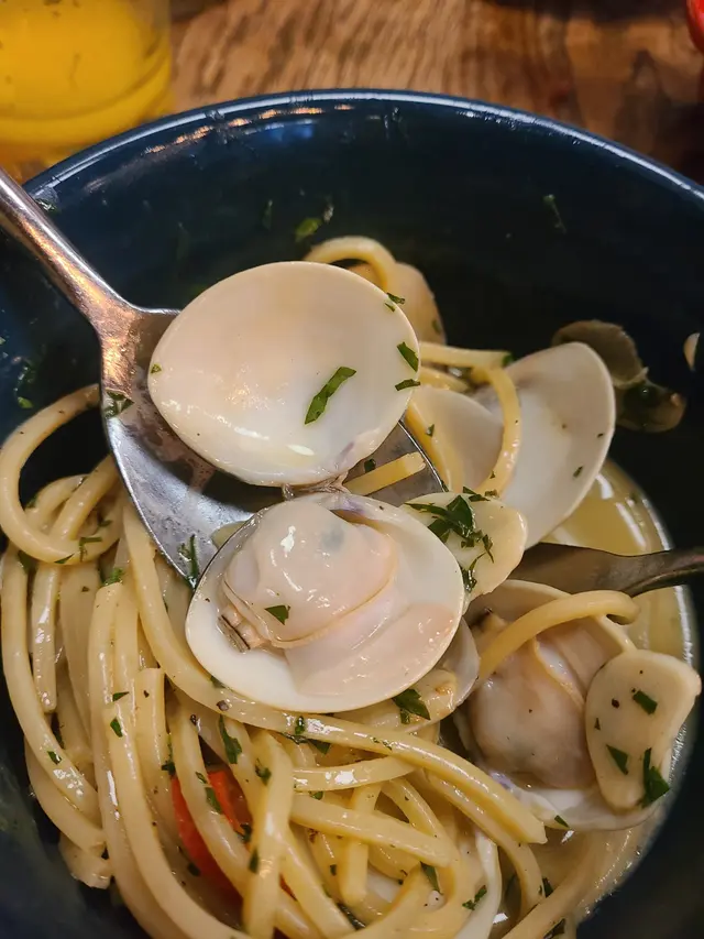 白酒蜆肉意粉