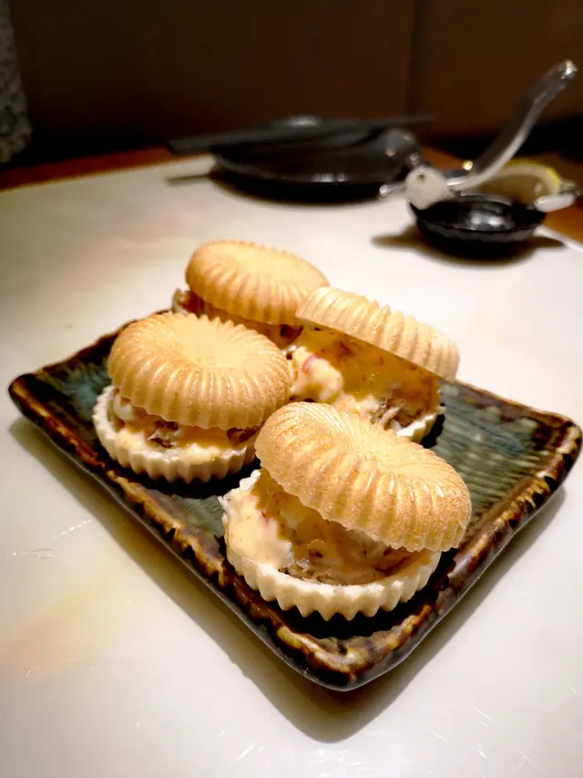 蟹肉芝士最中餅