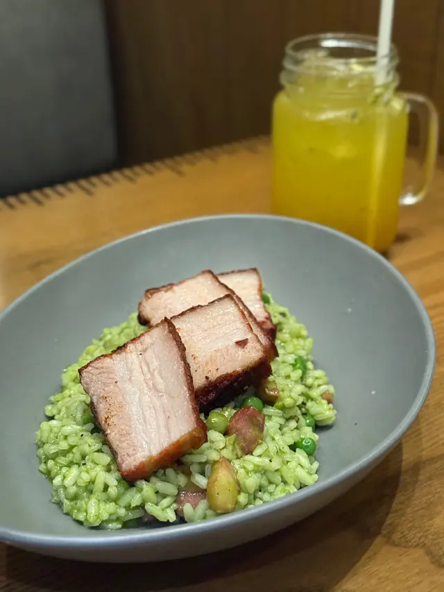 PORK & GREEN PEA RISOTTO