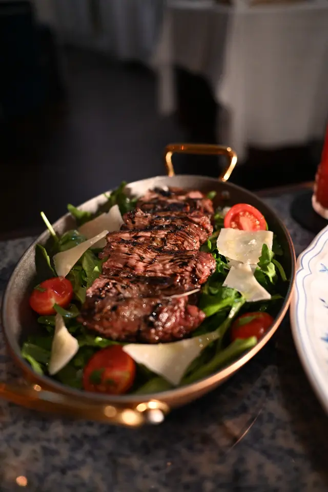 Beef tagliata steak