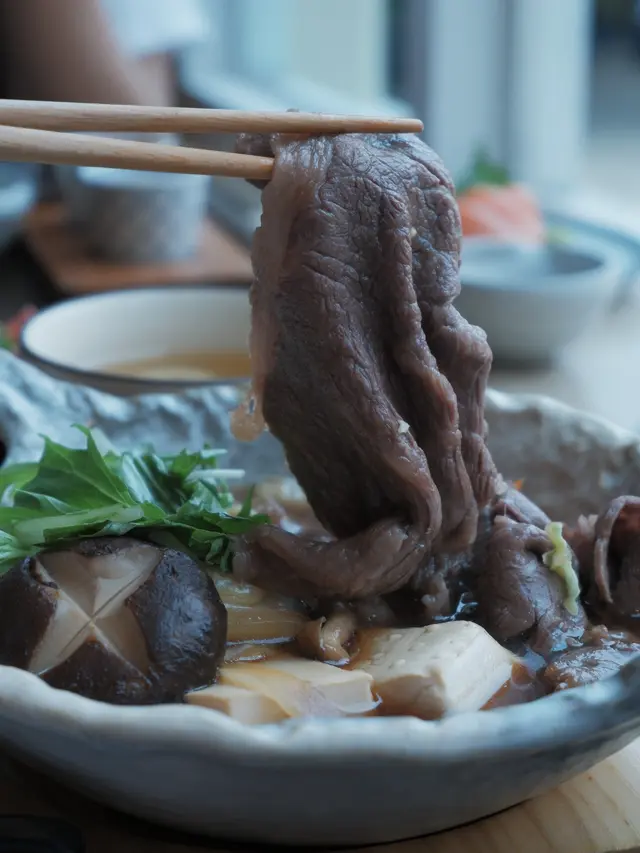 和牛肉壽喜燒定食
