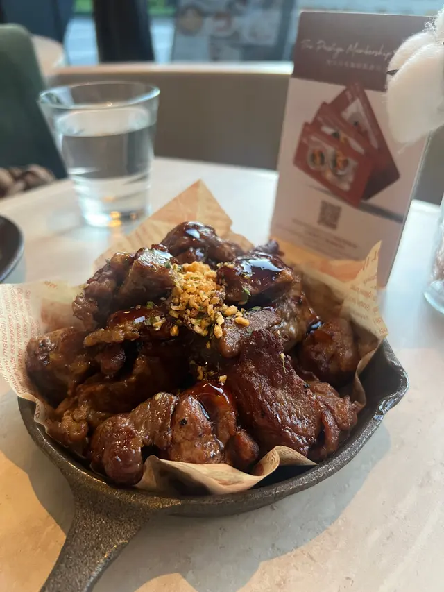 照燒汁煎乾蒜美國牛柳粒