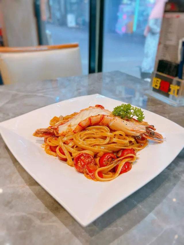 龍蝦汁大蝦意粉