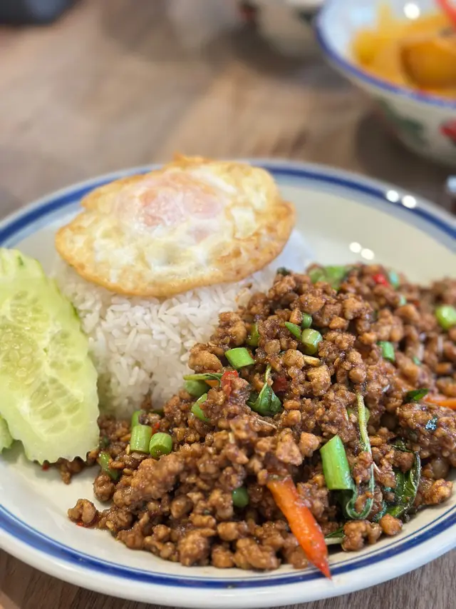 泰式香葉肉碎炒飯