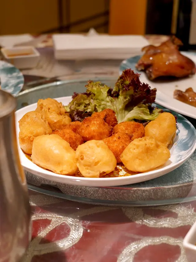 脆皮鮮奶百花球