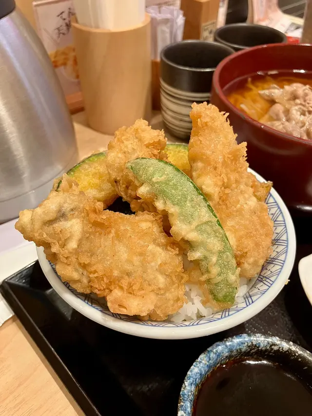 豪華牡蠣迷你天丼