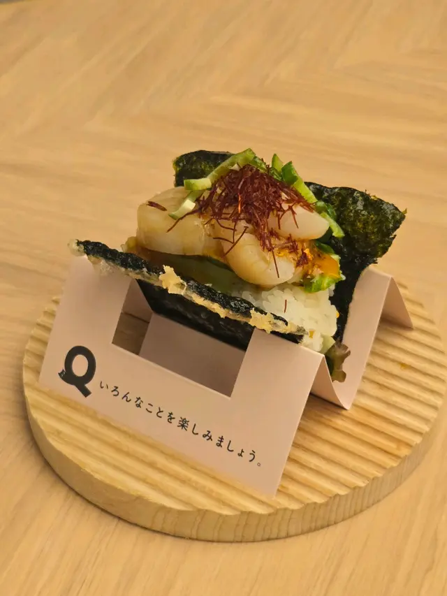 辣味帆立貝壽司塔可